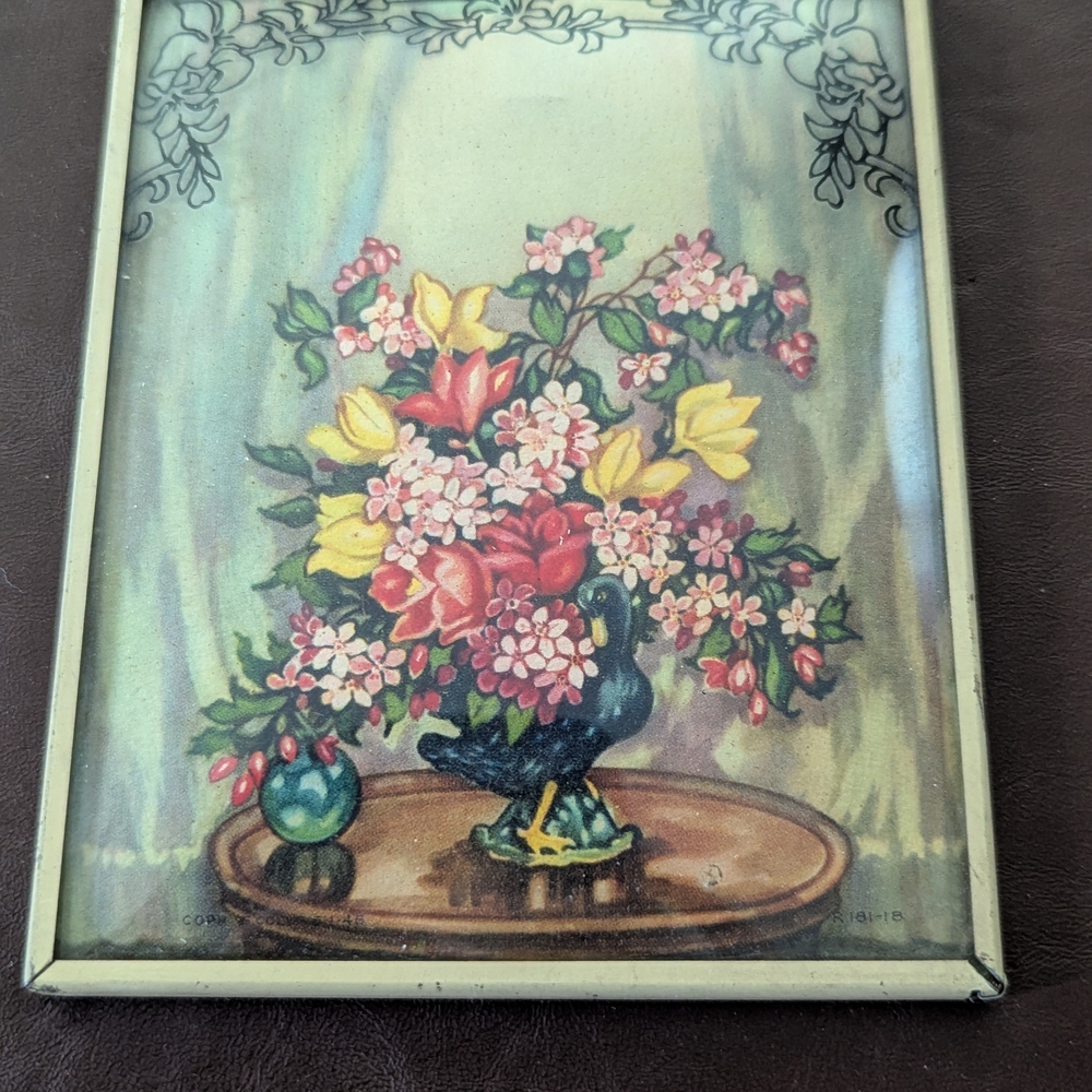 Floral Art Print in Elegant Frame